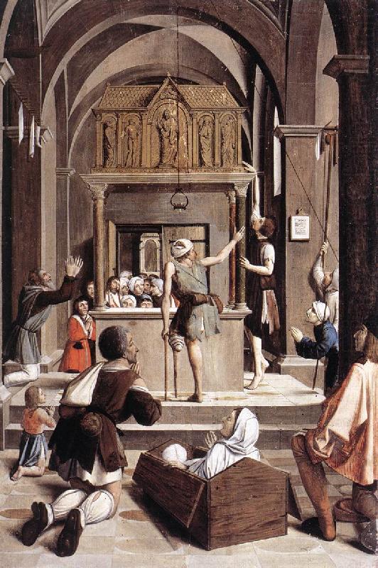 LIEFERINXE, Josse Pilgrims at the Tomb of St Sebastian fg china oil painting image